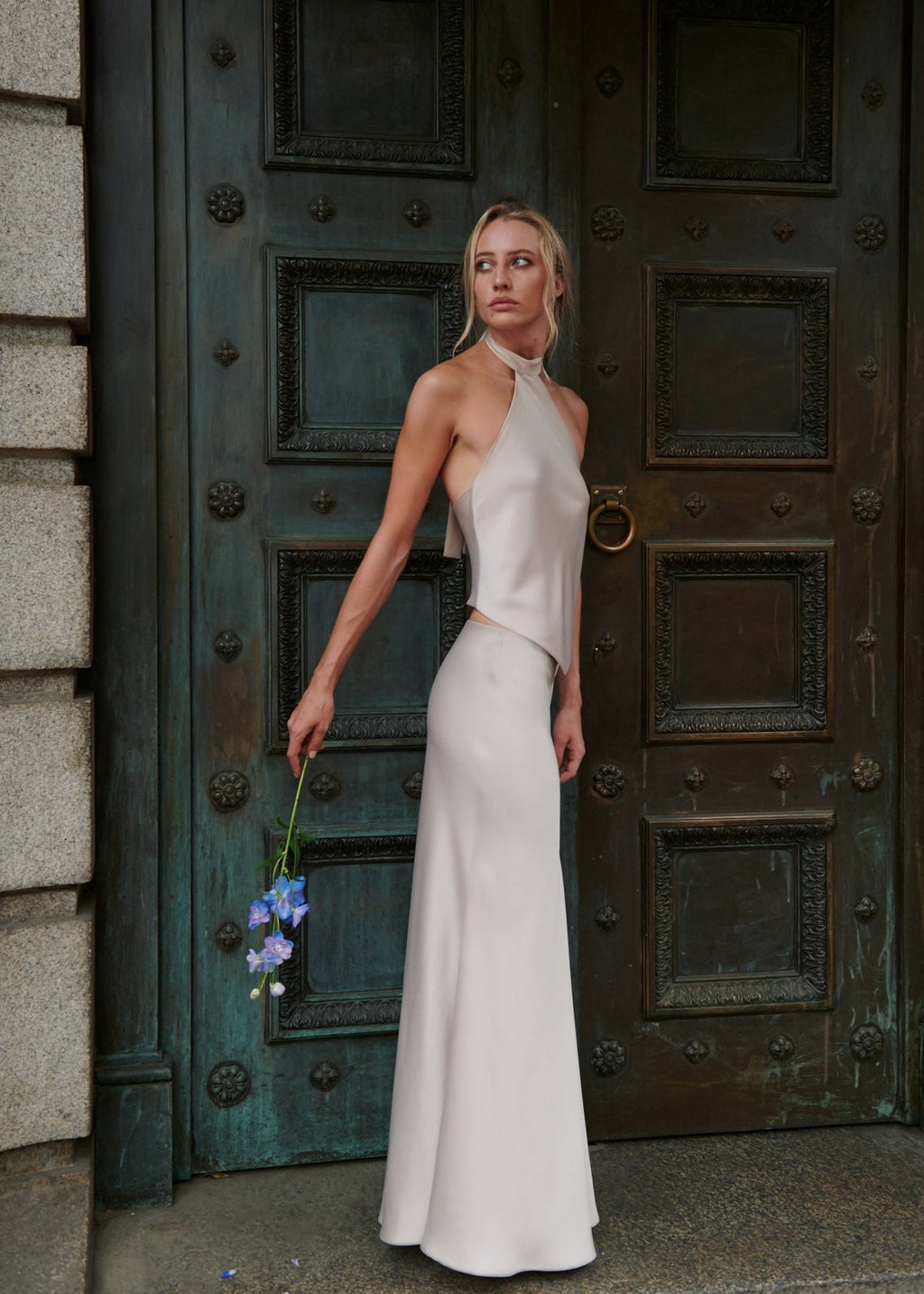 Layla Linen Dress* White  Styled By Loux