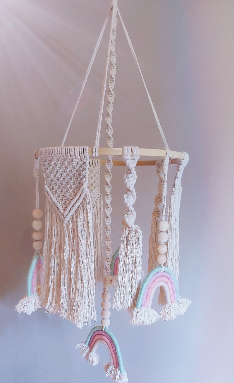 BOHO baby Mobile* Pink