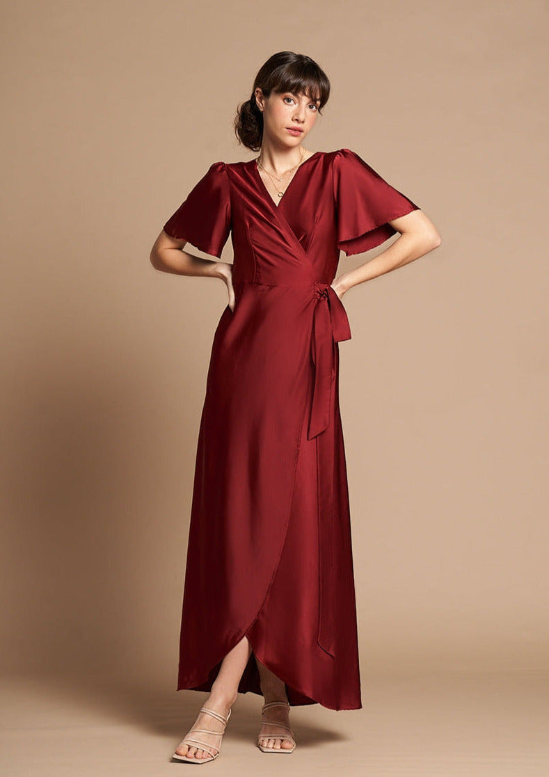 Bhldn deals wrap dress